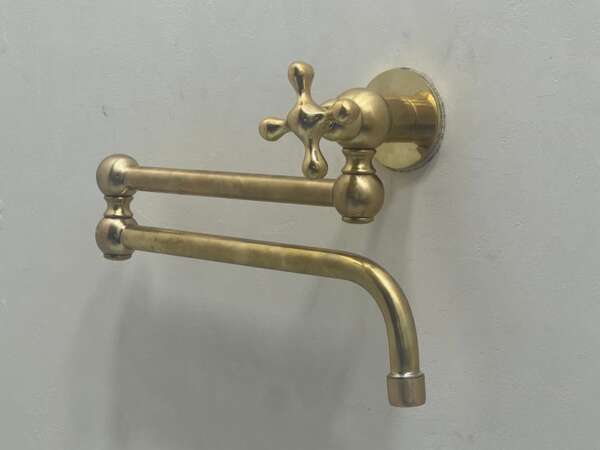 Bronze finish pot filler