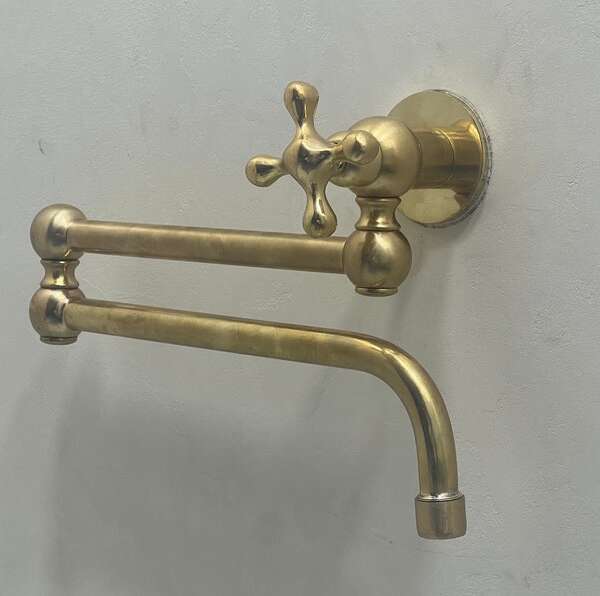 Bronze finish pot filler