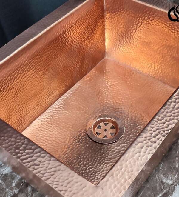 Hammered Copper Undermount Sink