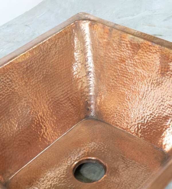 Handcrafted Undermount Hammered Copper Sink