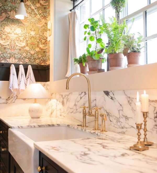 Malmo Brass Bridge Faucet SP
