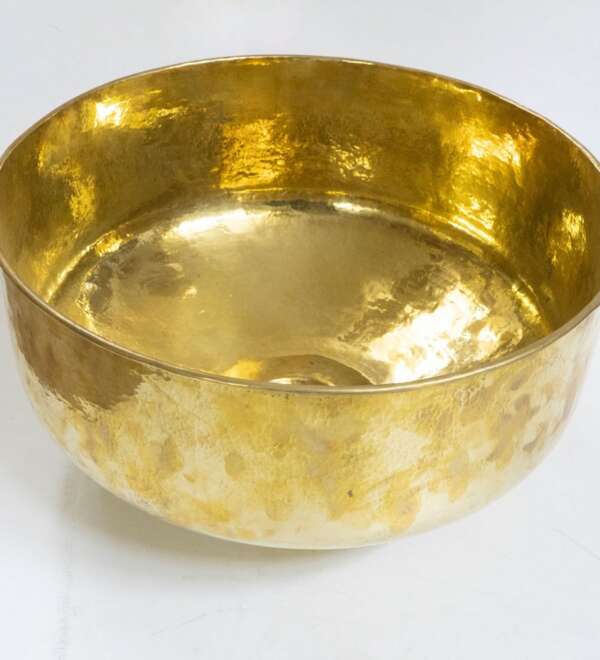 Solid Brass Round Vessel Sink