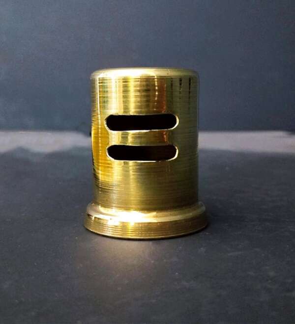 Unlacquered Brass Dishwasher Air Gap Cover