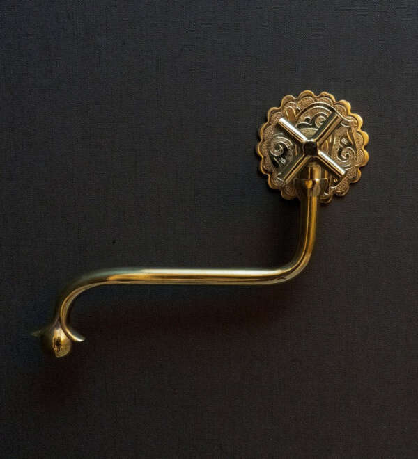 Unlacquered Brass Wash Foot Faucet