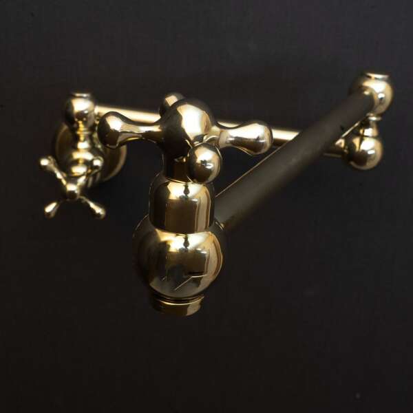 X Brass Cross Pot Filler SP